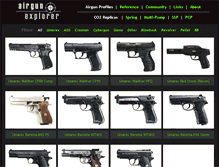 Tablet Screenshot of airgun-explorer.com